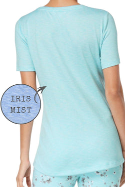 Charter Club Intimates Iris-Mist Super-Soft Lounge Top thumbnail 3
