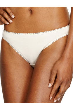 Charter Club Intimates Ivory Pretty Cotton Bikini Brief thumbnail 2