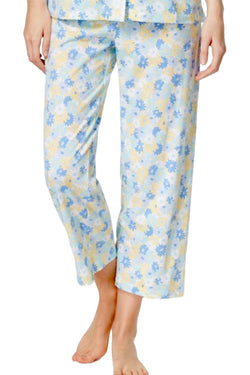 Charter Club Intimates Multi-Daisy Scroll-Print Pajama Set thumbnail 3