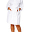 Charter Club Intimates PLUS Bright-White Waffle-Weave Wrap Robe