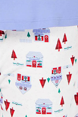 Charter Club Intimates PLUS Holiday-Village Pajama Set thumbnail 3
