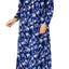 Charter Club Intimates PLUS Navy Rose-Garden Floral-Printed Nightgown