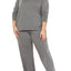 Charter Club Intimates PLUS Night-Grey Heather Pajama Set