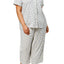 Charter Club Intimates PLUS Seashell Printed Picot-Trim Pajama Set