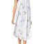 Charter Club Intimates Painterly Floral Lace Trim Cotton Nightgown