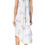 Charter Club Intimates Painterly Floral Lace Trim Cotton Nightgown