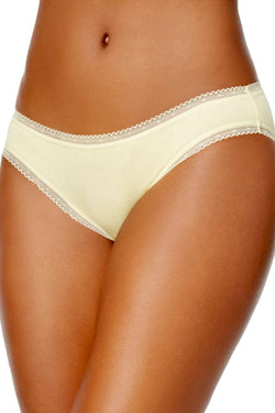 Charter Club Intimates Pale-Banana Modern-Essentials Lace-Trim Bikini Brief thumbnail 1