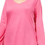 Charter Club Intimates Pink/Black Multi-Dots Top & Printed Pant Pajama Set