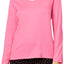 Charter Club Intimates Pink/Black Multi-Dots Top & Printed Pant Pajama Set