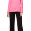 Charter Club Intimates Pink/Black Multi-Dots Top & Printed Pant Pajama Set