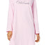 Charter Club Intimates Pink Celebrate Graphic-Print Cotton Sleepshirt With Matching Socks