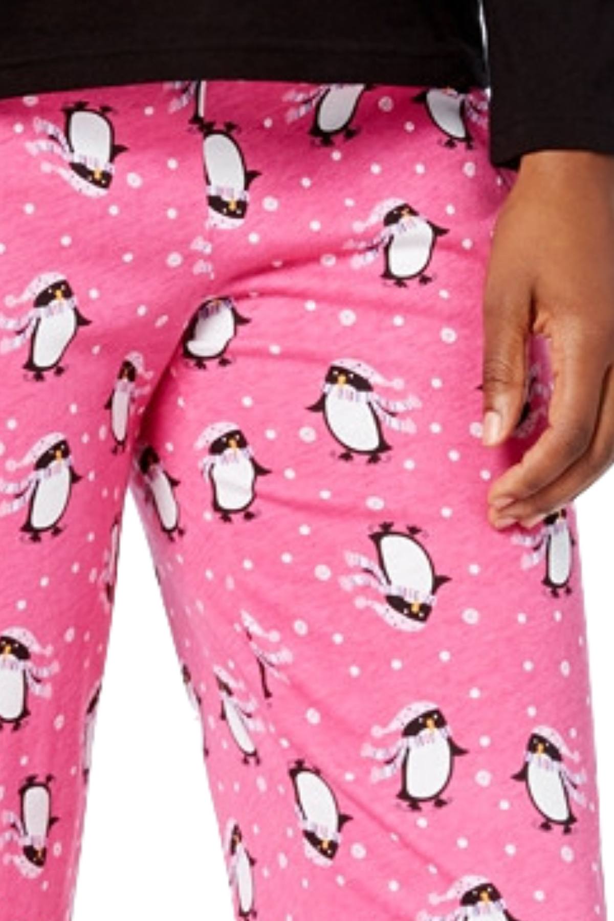 Charter Club Intimates Printed Pajama Set in Pretty Penguin
