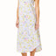 Charter Club Intimates Purple Botanical Flutter-Sleeve Knit Night Gown