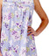 Charter Club Intimates Purple Floral Lace-Trimmed Embroidered Night Gown
