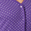 Charter Club Intimates Purple Scattered-Hearts Printed Cotton PJ Top