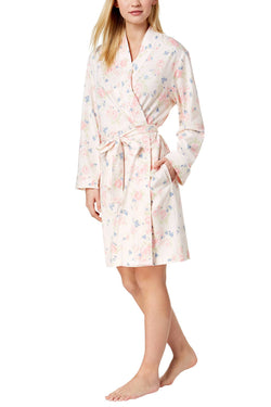 Charter Club Intimates Rambling Rose-Print Cotton Robe thumbnail 1