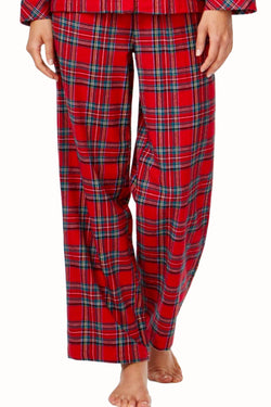 Charter Club Intimates Red Brinkley Plaid Pajama 2-Piece Set thumbnail 3