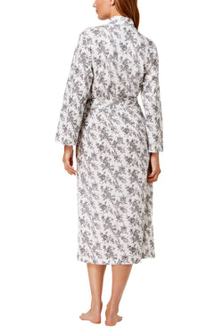 Charter Club Intimates Rose-Toile Printed Cotton Wrap Robe thumbnail 3