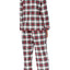 Charter Club Intimates Stewart-Plaid Printed Cotton Flannel Pajama Set
