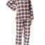 Charter Club Intimates Stewart-Plaid Printed Cotton Flannel Pajama Set