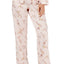 Charter Club Intimates Twiggy Roses Polyester Satin Pajama Pants
