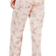 Charter Club Intimates Twiggy Roses Polyester Satin Pajama Pants