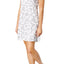 Charter Club Intimates White/Black Rose-Toile Short-Sleeve Sleepshirt