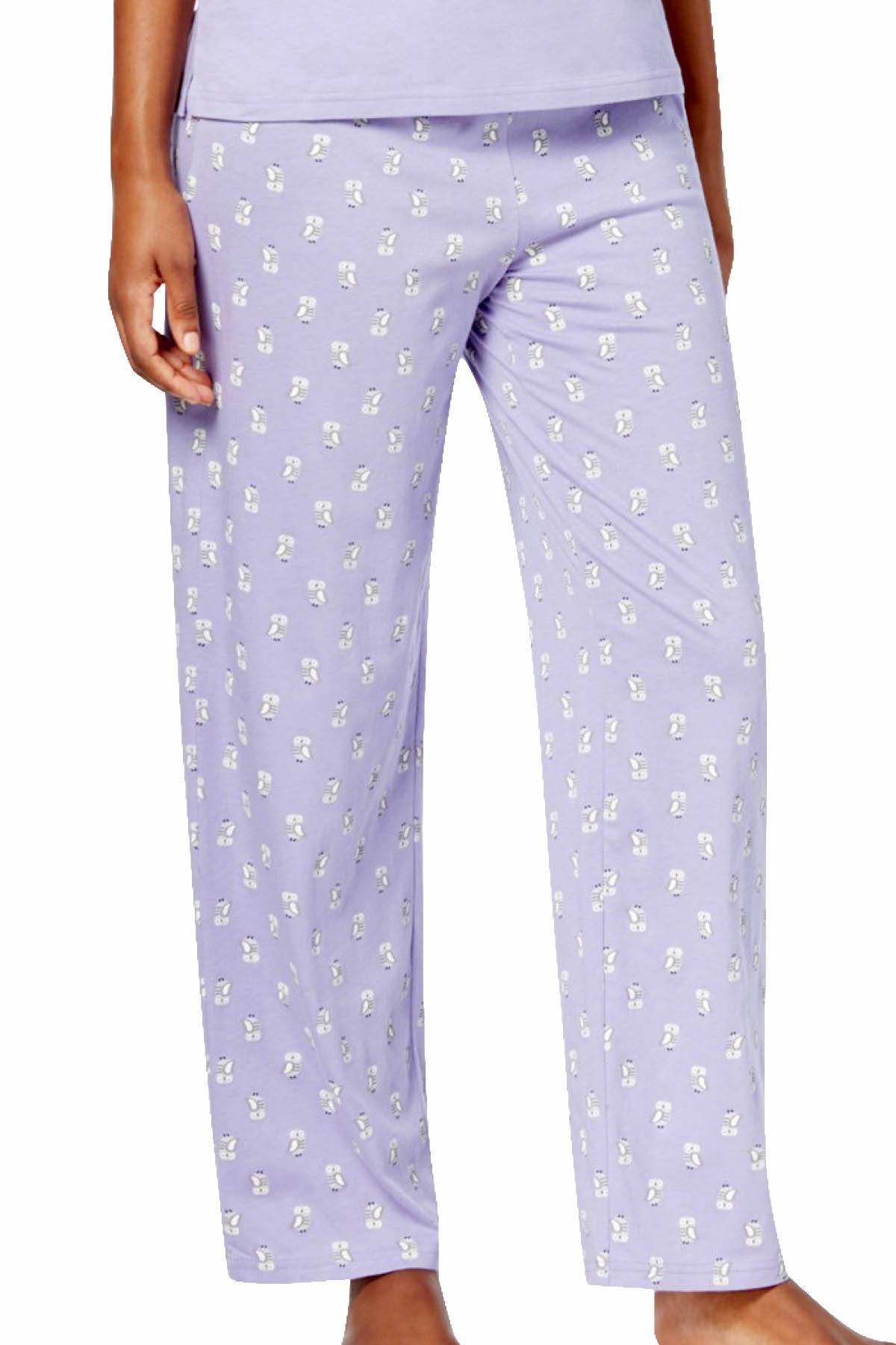 Charter Club Intimates Wise-Owl Printed Pajama Set