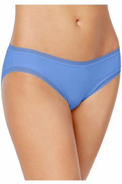 Charter Club Intimates Zelda-Blue Modern Essentials Lace-Trim Bikini thumbnail 1