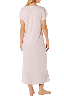 Charter Club Lace Trimmed Soft Modal Knit Nightgown in Potpourri thumbnail 2