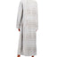 Charter Club Long Chevron Zip Front Robe Chevron Chalky Grey