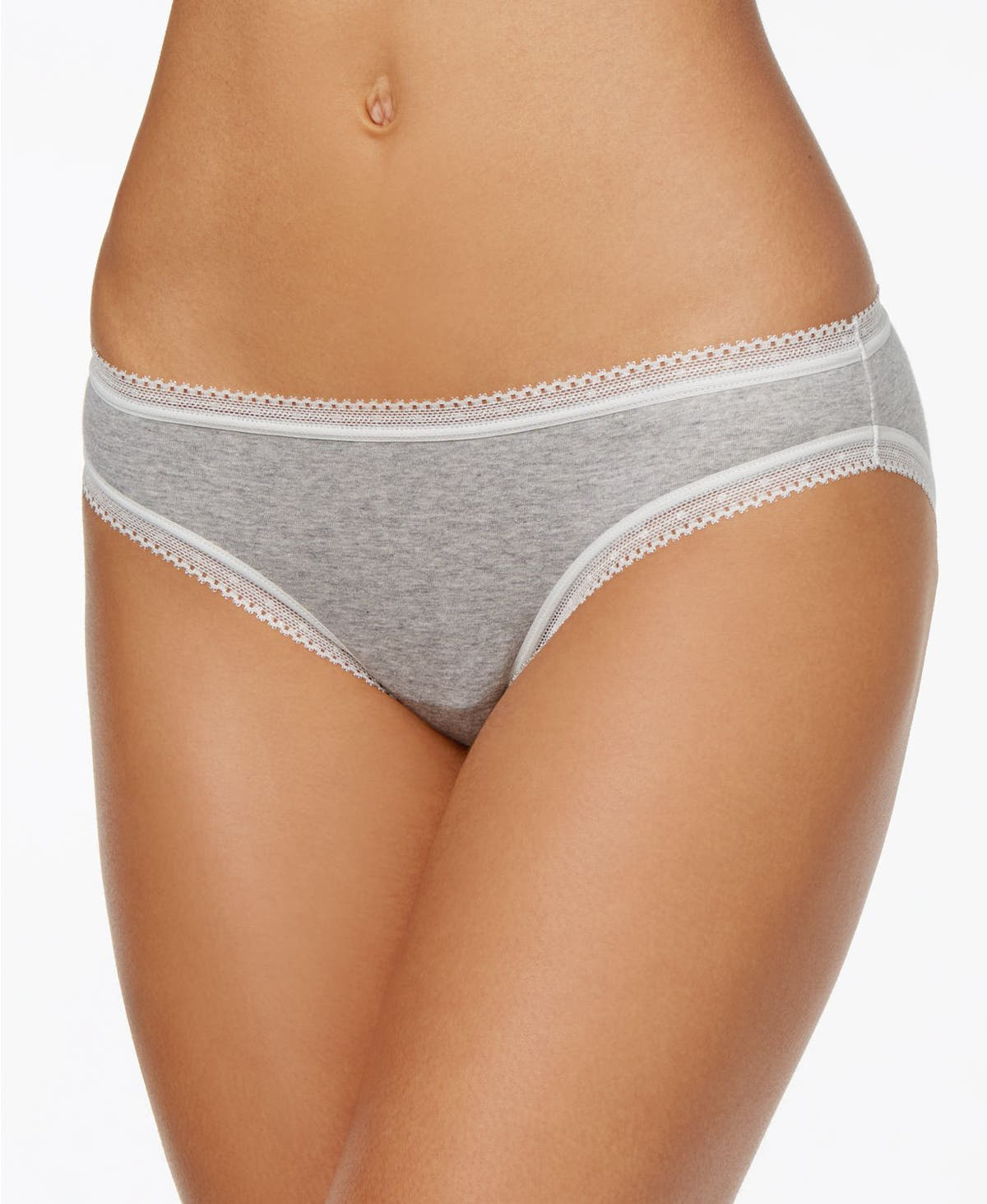 Charter Club Modern Essentials Bikini in Heather Grey