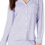 Charter Club Notch Collar Pajama Top in Mini Check Dot