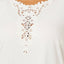 Charter Club PLUS Soft Knit Lace Detail Sleepshirt in Winter Ivory