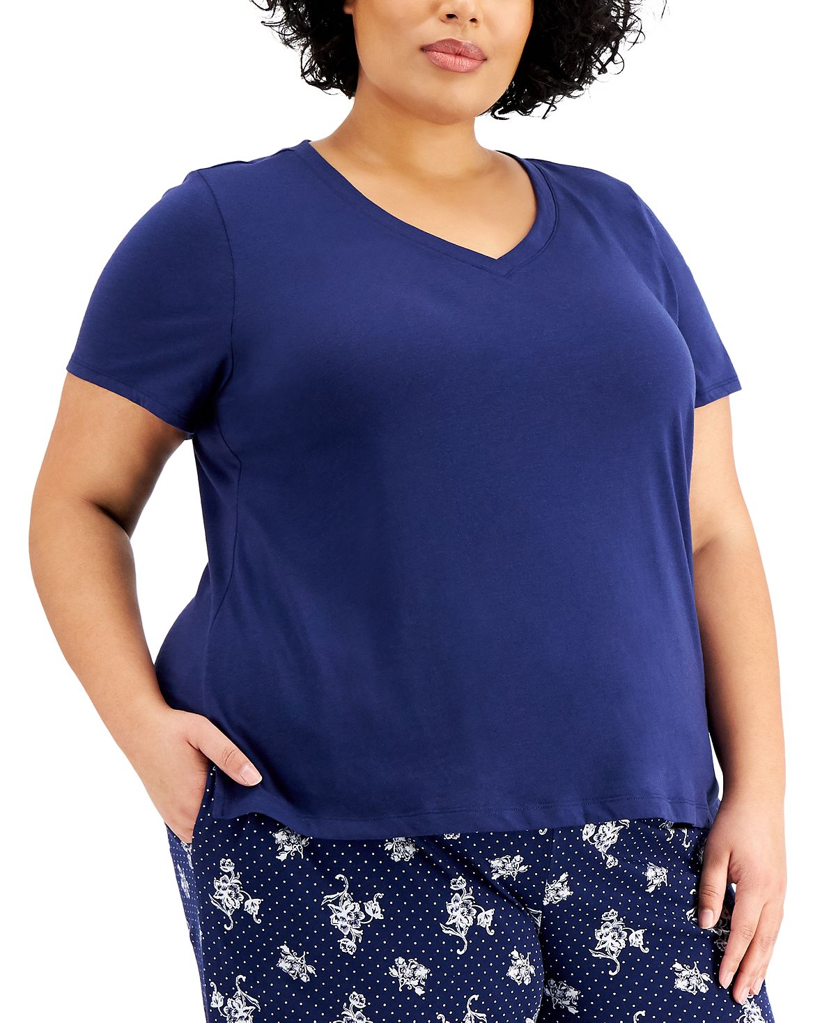 Charter Club Plus Sleep T-shirt Medieval Blue