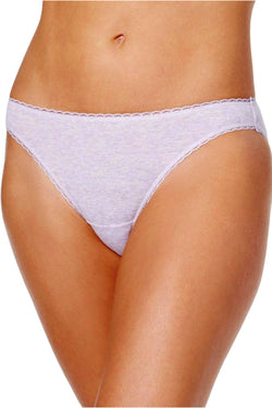 Charter Club Pretty Cotton Bikini Brief in Lilac Heather thumbnail 1