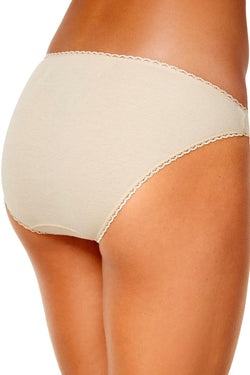 Charter Club Pretty Cotton Bikini Brief in Lilac Heather thumbnail 2