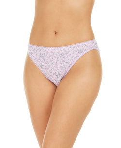 Charter Club Pretty Cotton Bikini Underwear Lilac Paisley thumbnail 1