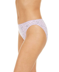 Charter Club Pretty Cotton Bikini Underwear Lilac Paisley thumbnail 2