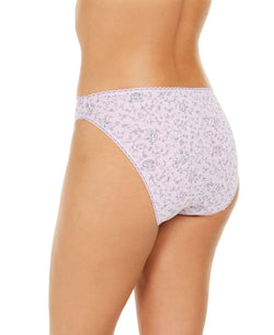 Charter Club Pretty Cotton Bikini Underwear Lilac Paisley thumbnail 3