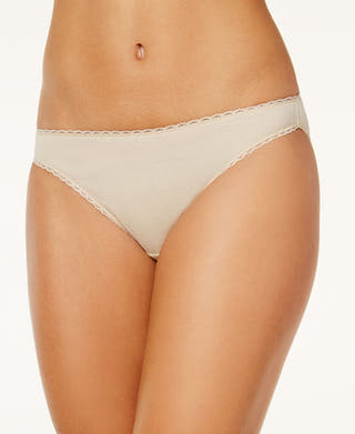 Charter Club Pretty Cotton Bikini Underwear Nude- Nude 01