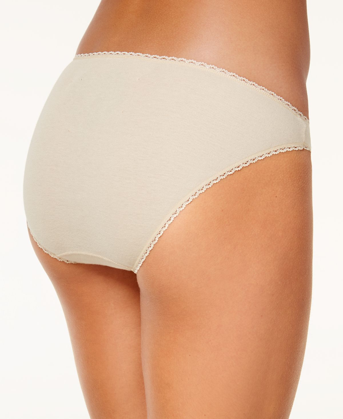 Charter Club Pretty Cotton Bikini Underwear Nude- Nude 01
