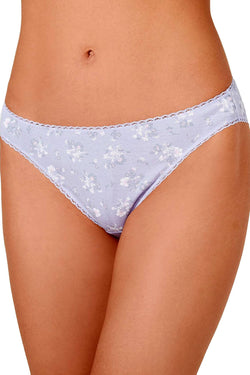 Charter Club Pretty Cotton Bikini in Shaded Lilies thumbnail 1