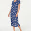 Charter Club Printed Soft Knit Cotton Nightgown in Blue Bells