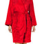 Charter Club Short Solid Plush Robe in Candy Red