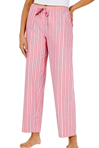 Charter Club Stripe Print Soft Cotton Pajama Pant in Edged Stripe