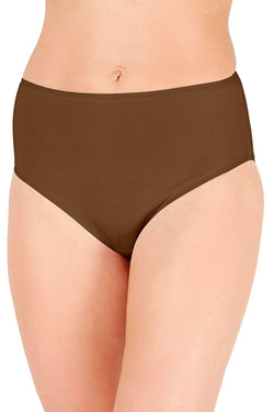 Charter Club Supima Cotton High Rise Brief in Carob Brownie thumbnail 1