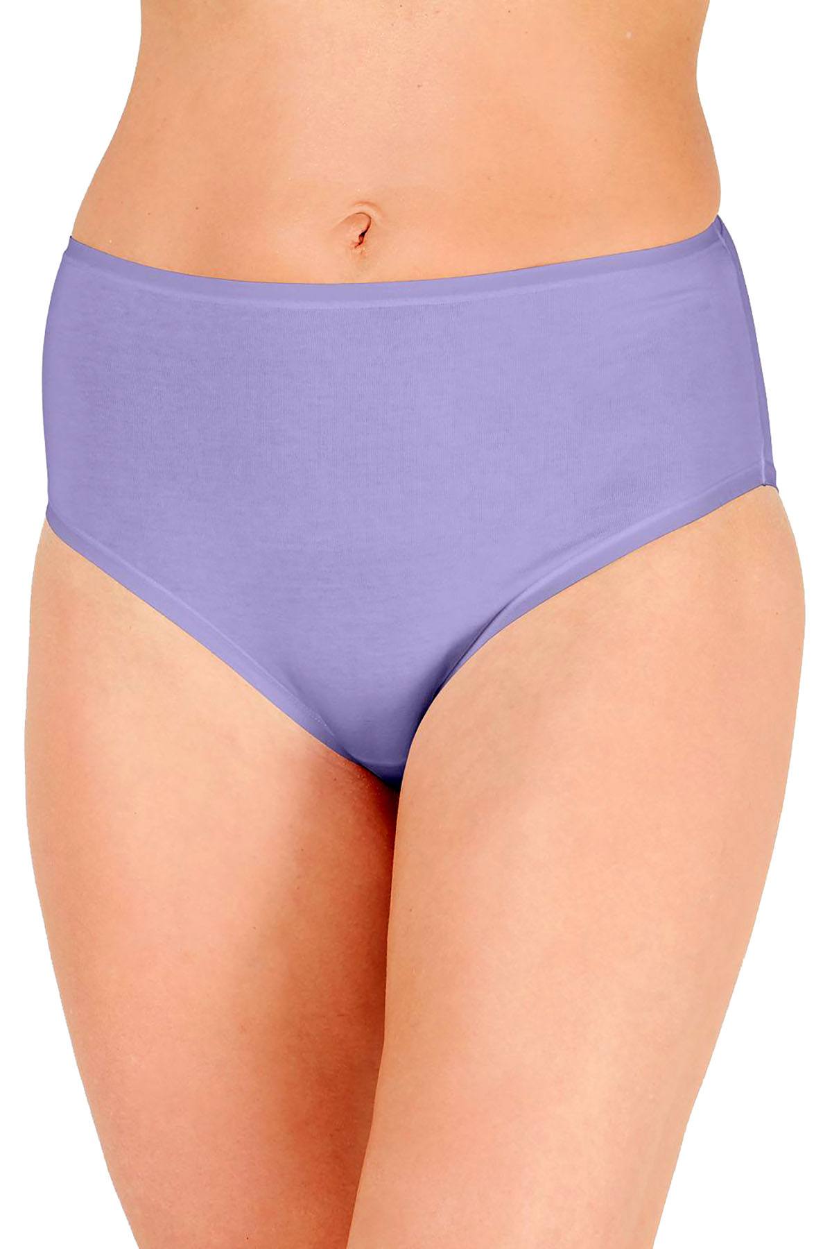 Charter Club Supima Cotton High Rise Brief in Lilac Whisperer
