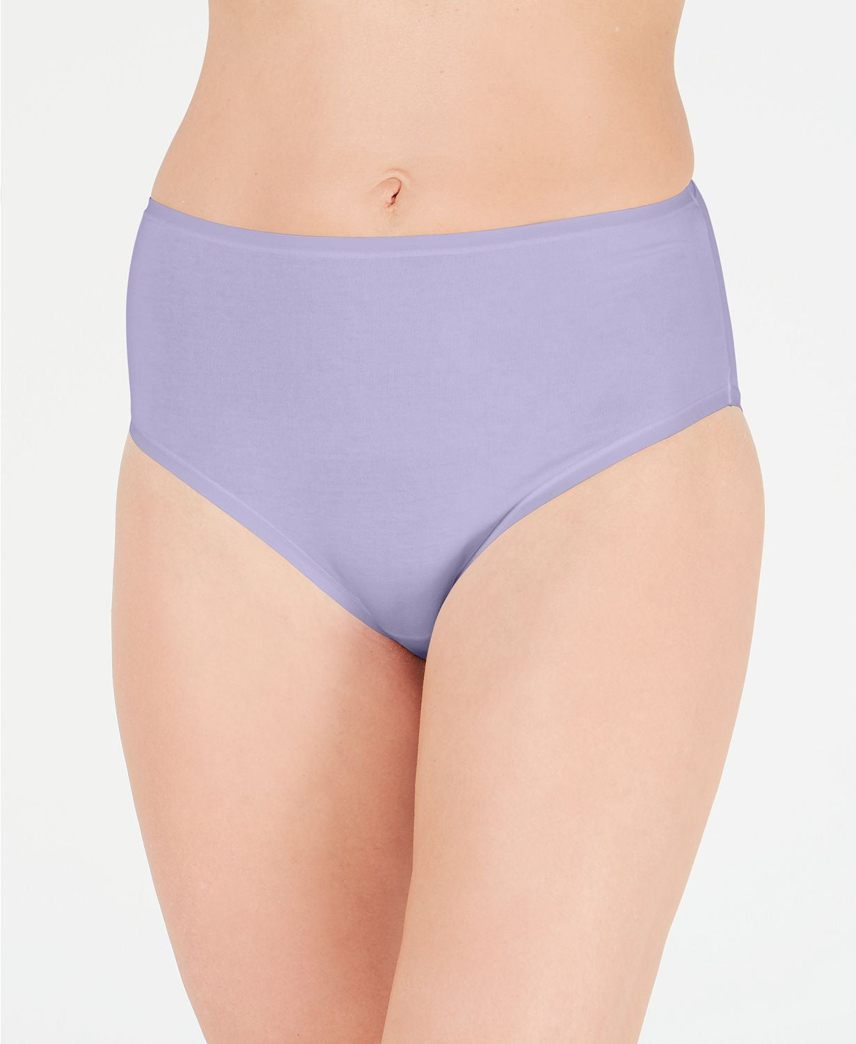 Charter Club Supima Cotton High Rise Brief in Lilac Whisperer