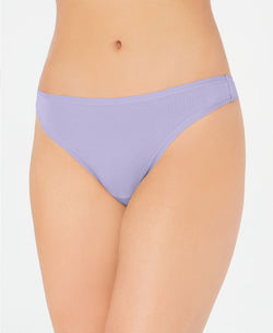 Charter Club Supima Cotton Thong in Lilac Whisper thumbnail 3